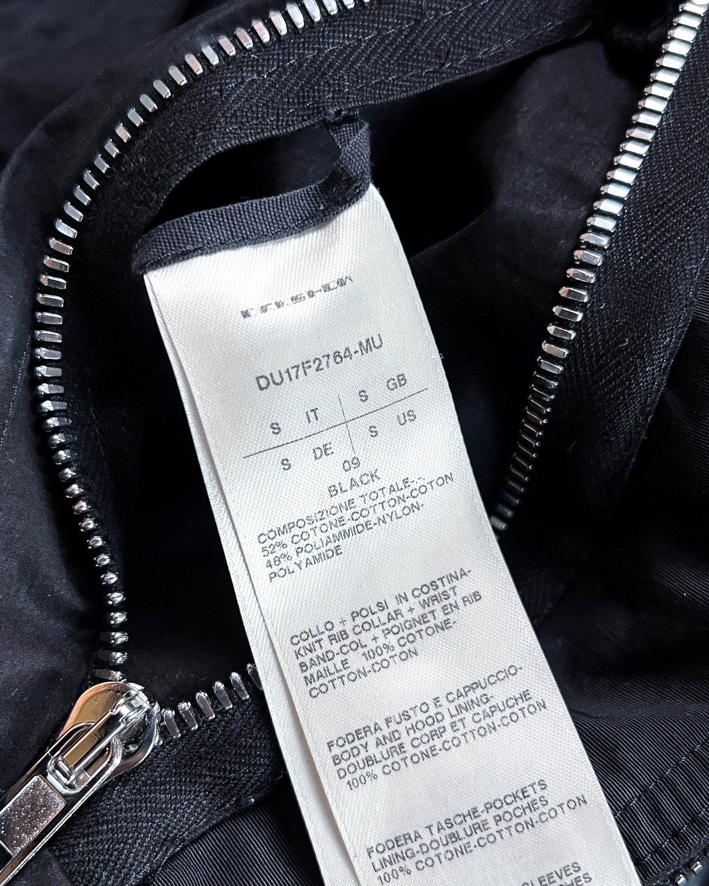 F/W17 BLACK EXPLODER JACKET