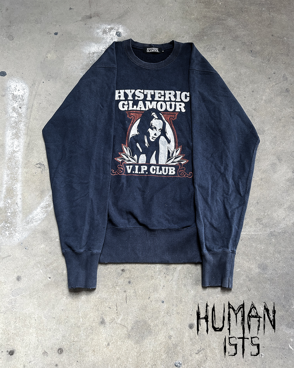 VIP CLUB DISTRESSED SWEATER