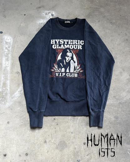 VIP CLUB DISTRESSED SWEATER