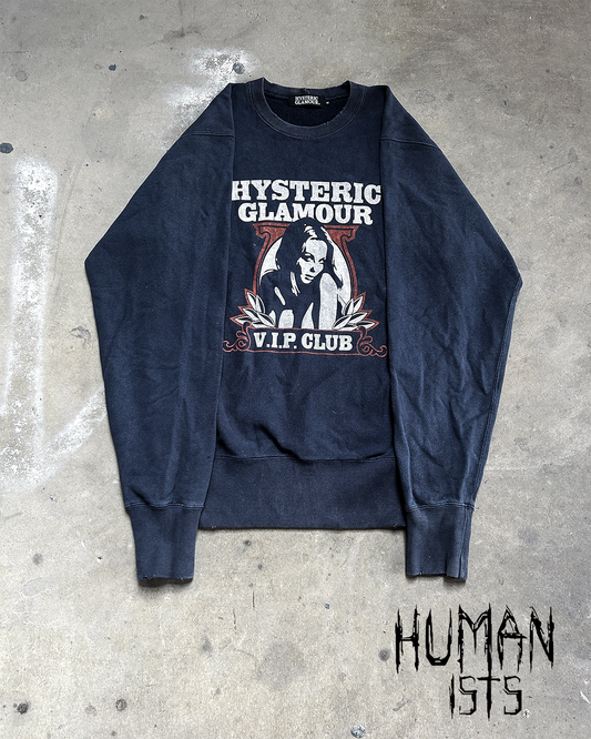 VIP CLUB DISTRESSED SWEATER