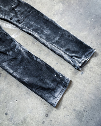 S/S16 BLACK PAINTED SLIM DENIM BY ALEXANDER WANG