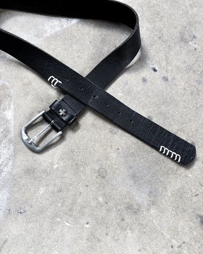 METAL CROSS EMBELLISHED BELT