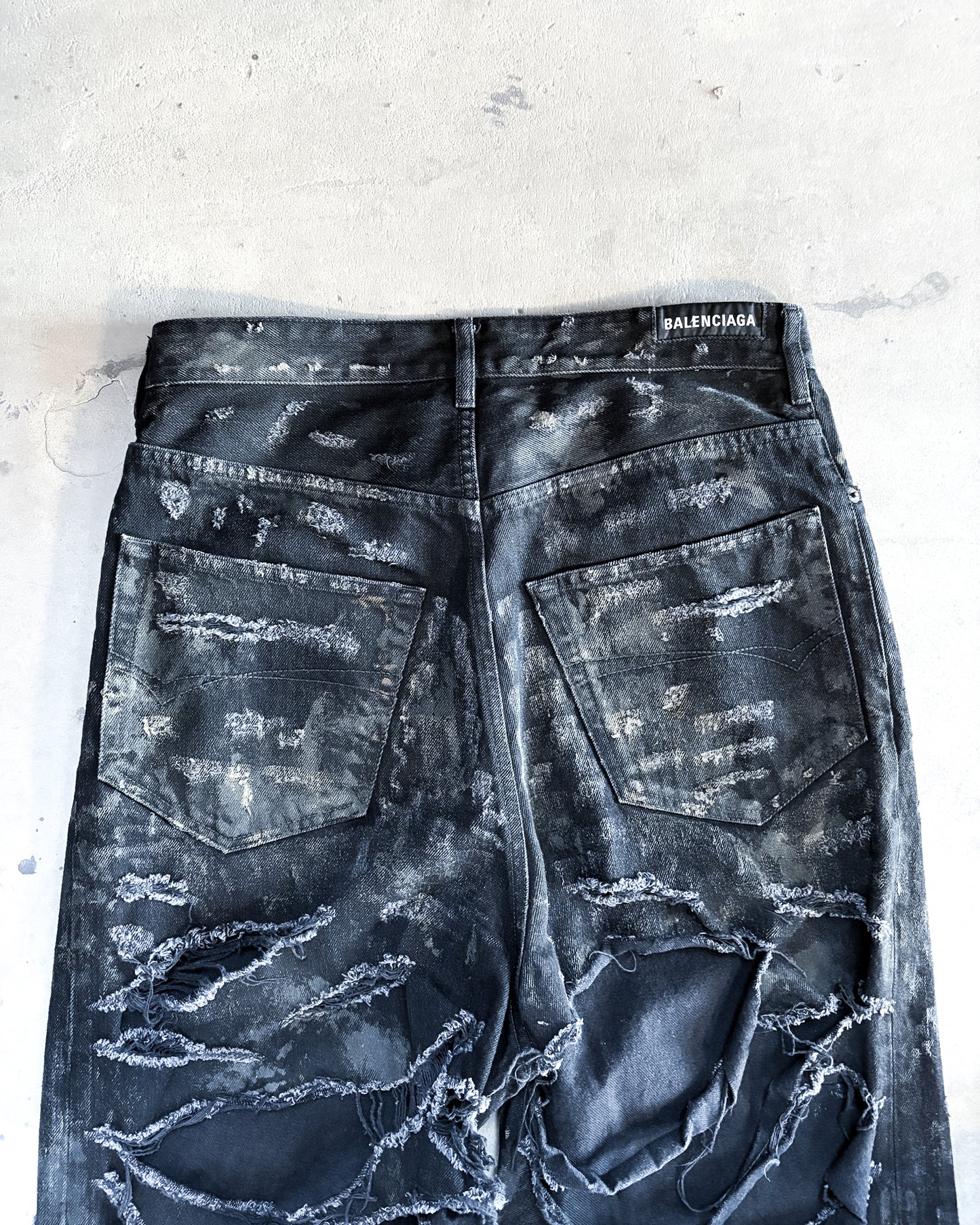 SS23 MUDSHOW DESTROYED DENIM