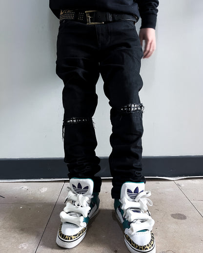 S/S16 STUDDED KNEE D02 DENIM BY HEDI SLIMANE