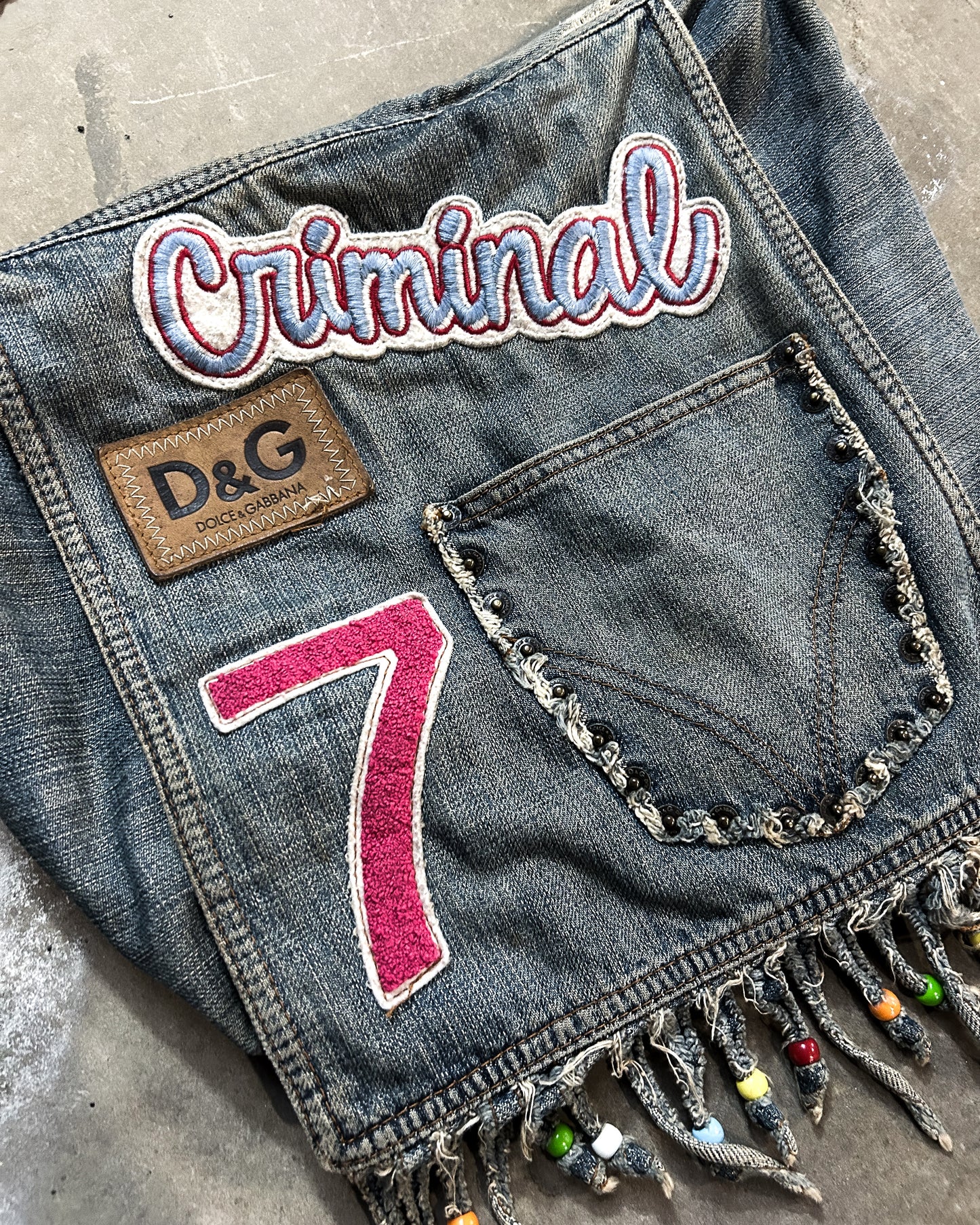 S/S02 ‘CRIMINAL’ DENIM MESSENGER BAG