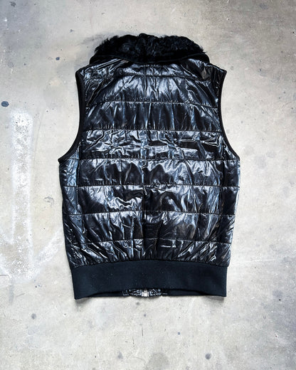 A/W06 SHEARLING COLLAR GILET