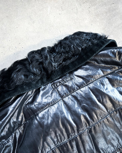 A/W06 SHEARLING COLLAR GILET