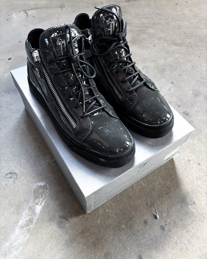 PATENT LEATHER KRISS HIGH TOPS