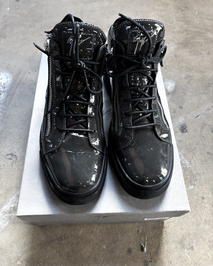 PATENT LEATHER KRISS HIGH TOPS