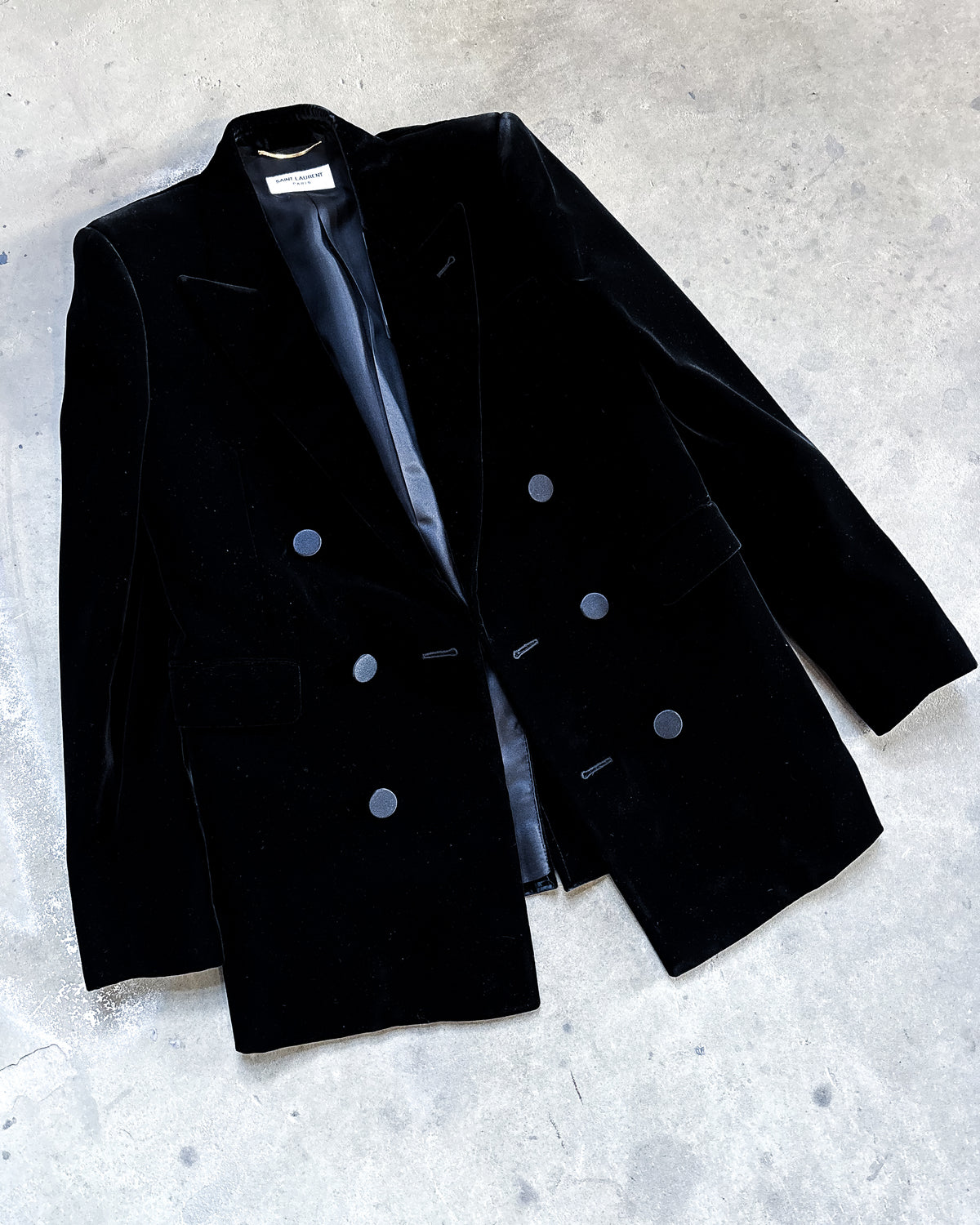 F/W20 DOUBLE BREASTED VELVET JACKET