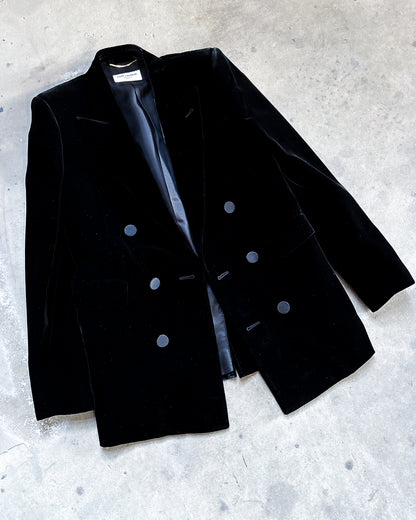 F/W20 DOUBLE BREASTED VELVET JACKET