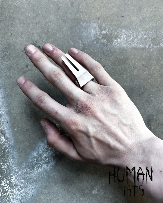 SS24 OPEN TRUNK SILVER RING