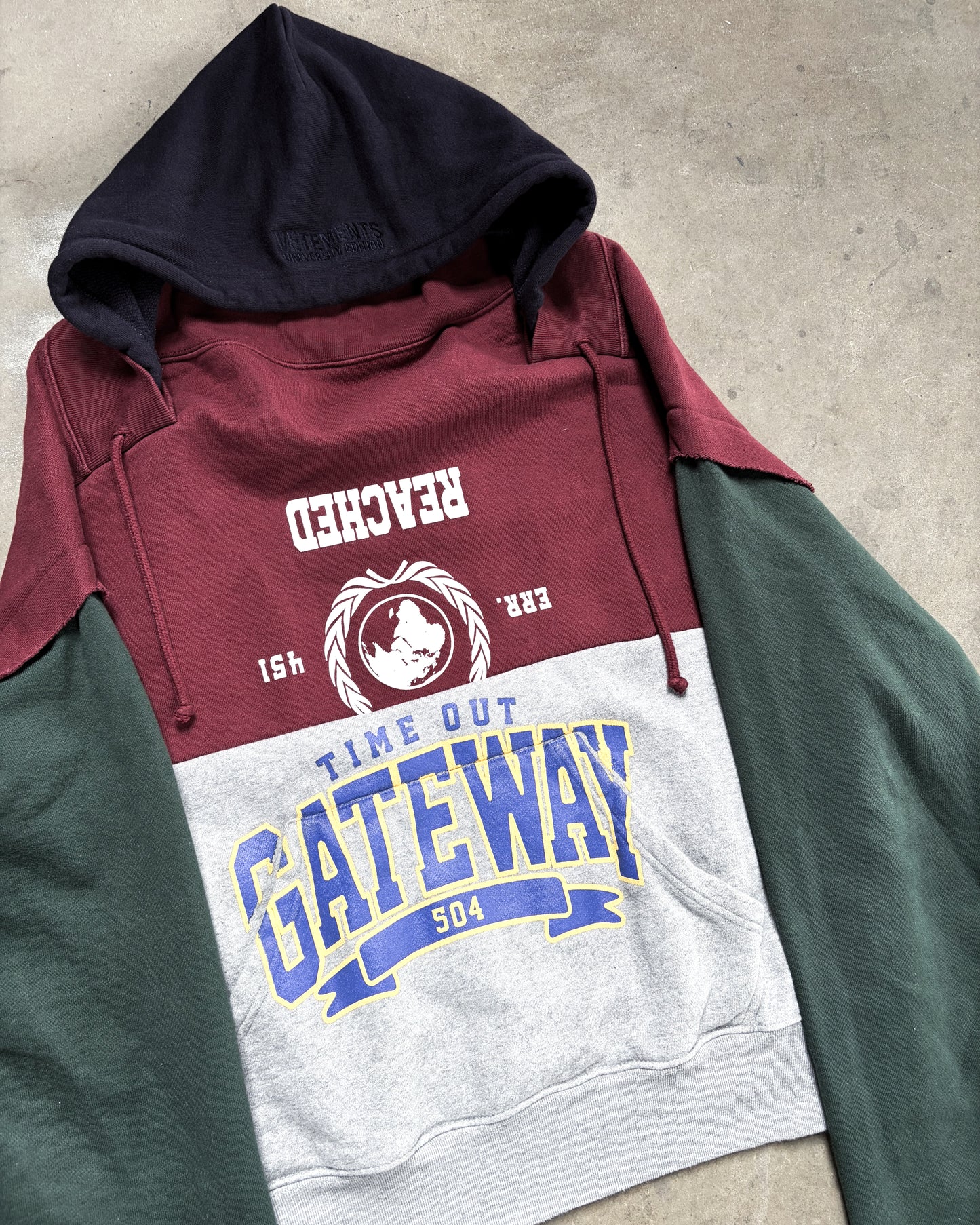 A/W19 BAD GATEWAY RECONSTRUCTED HOODIE