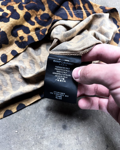 S/S15 CHEETAH PRINT T-SHIRT BY HEDI SLIMANE