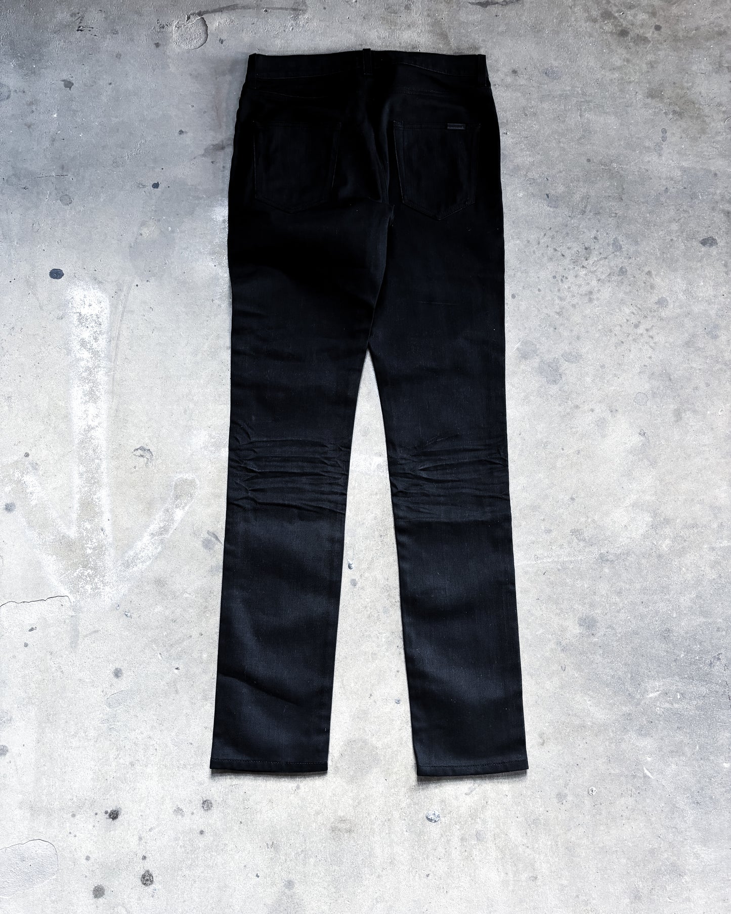 F/W20 WAXED BLACK D03 DENIM