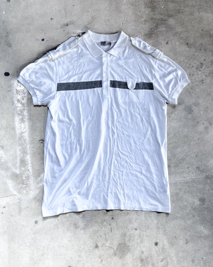 F/W09 WHITE MILITARY POLO