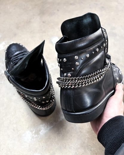 F/W15 22H CHAIN STUDDED “WOLLY” HIGH TOP