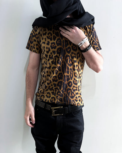 S/S15 CHEETAH PRINT T-SHIRT BY HEDI SLIMANE