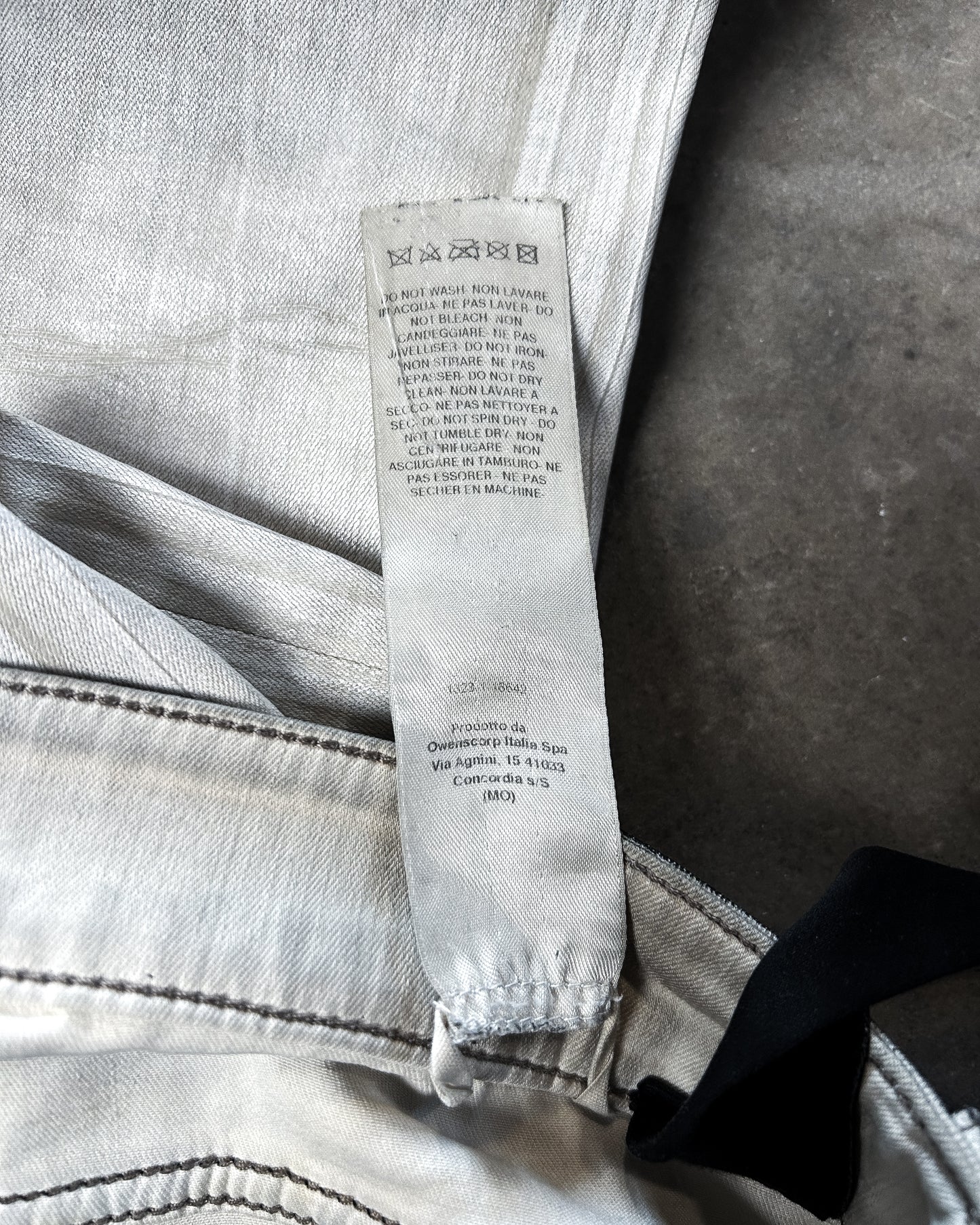 SAMPLE WAXED DECONSTRUCTED TYRONE DENIM