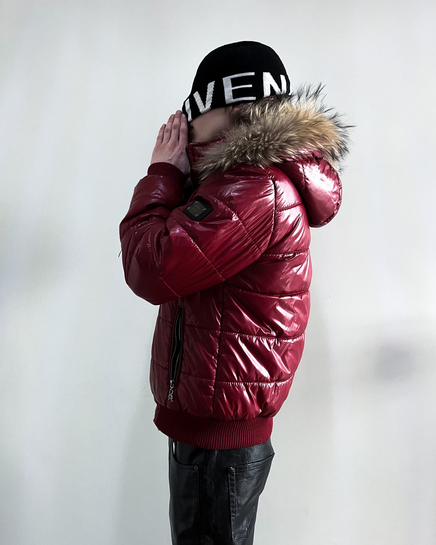 JACQUARD LOGO BEANIE