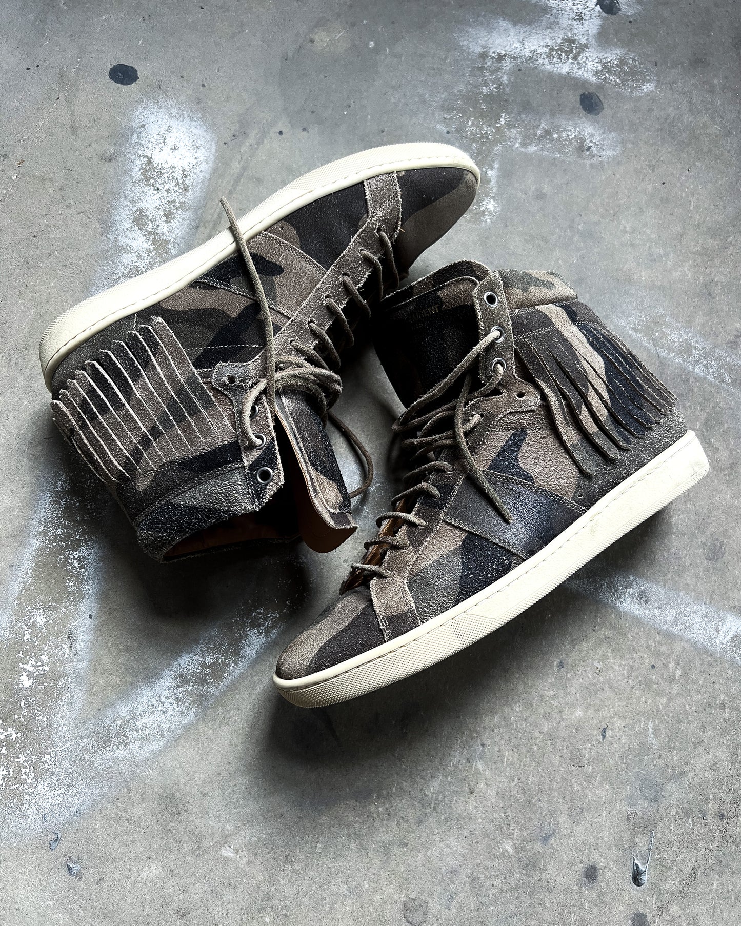 S/S16 FRINGE CAMO HIGH TOP SL10