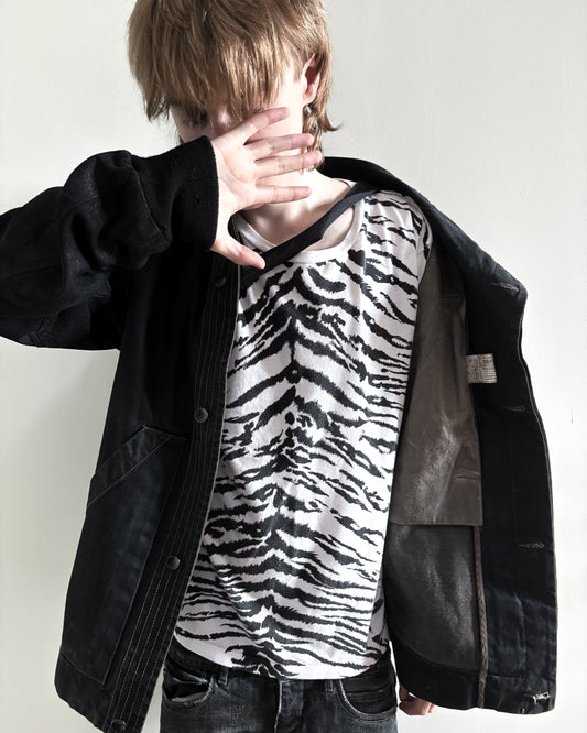 SS14 ZEBRA STRIPED T-SHIRT