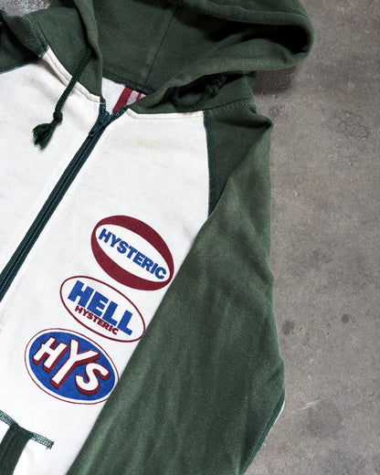 90S ‘HELL’ RAGLAN ZIP UP