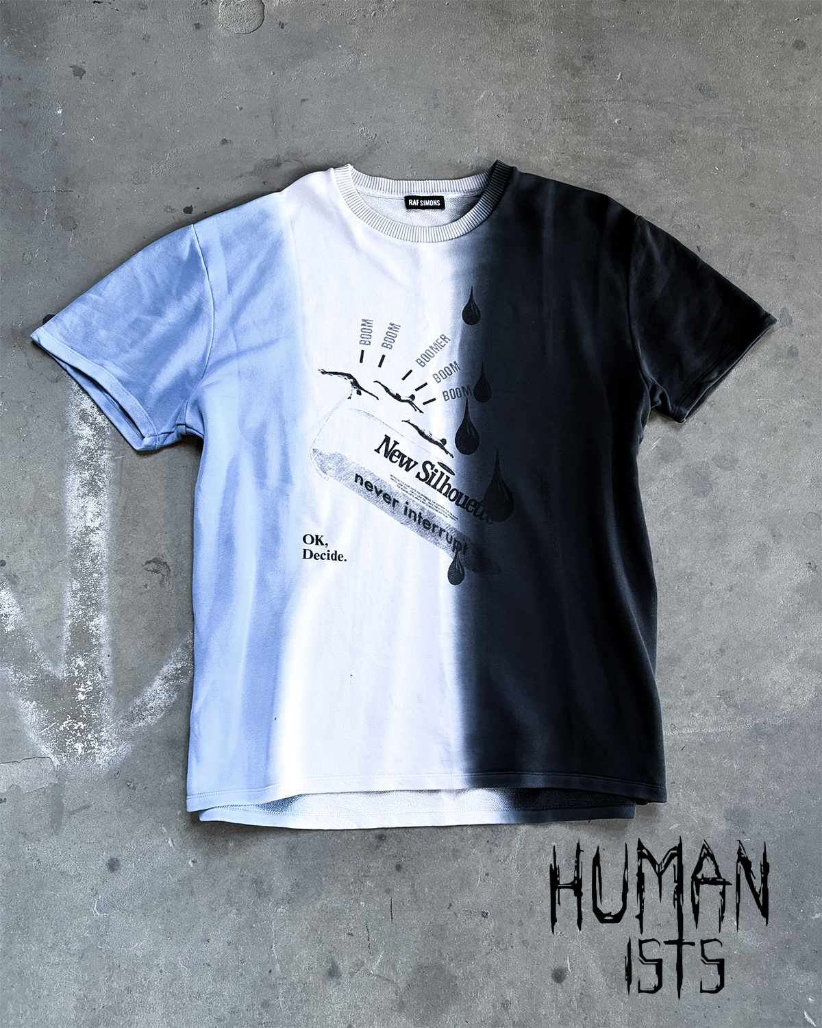 S/S14 NEW SILHOUETTE DIP DYE SWEATER