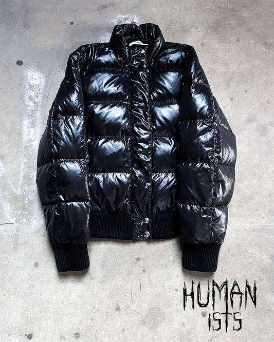 A/W15 WAXED BLACK PUFFER