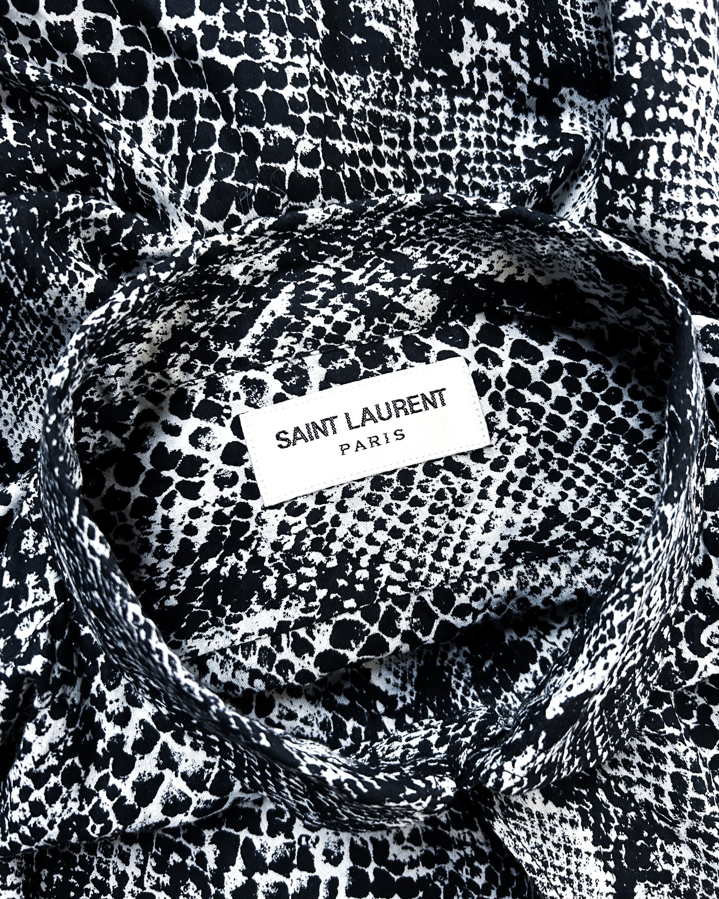 A/W13 HEDI SLIMANE PYTHON SHIRT