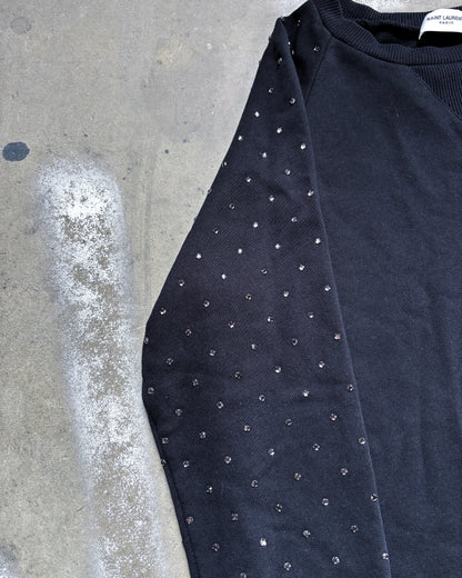 F/W15 RHINESTONE SLEEVE SWEATER
