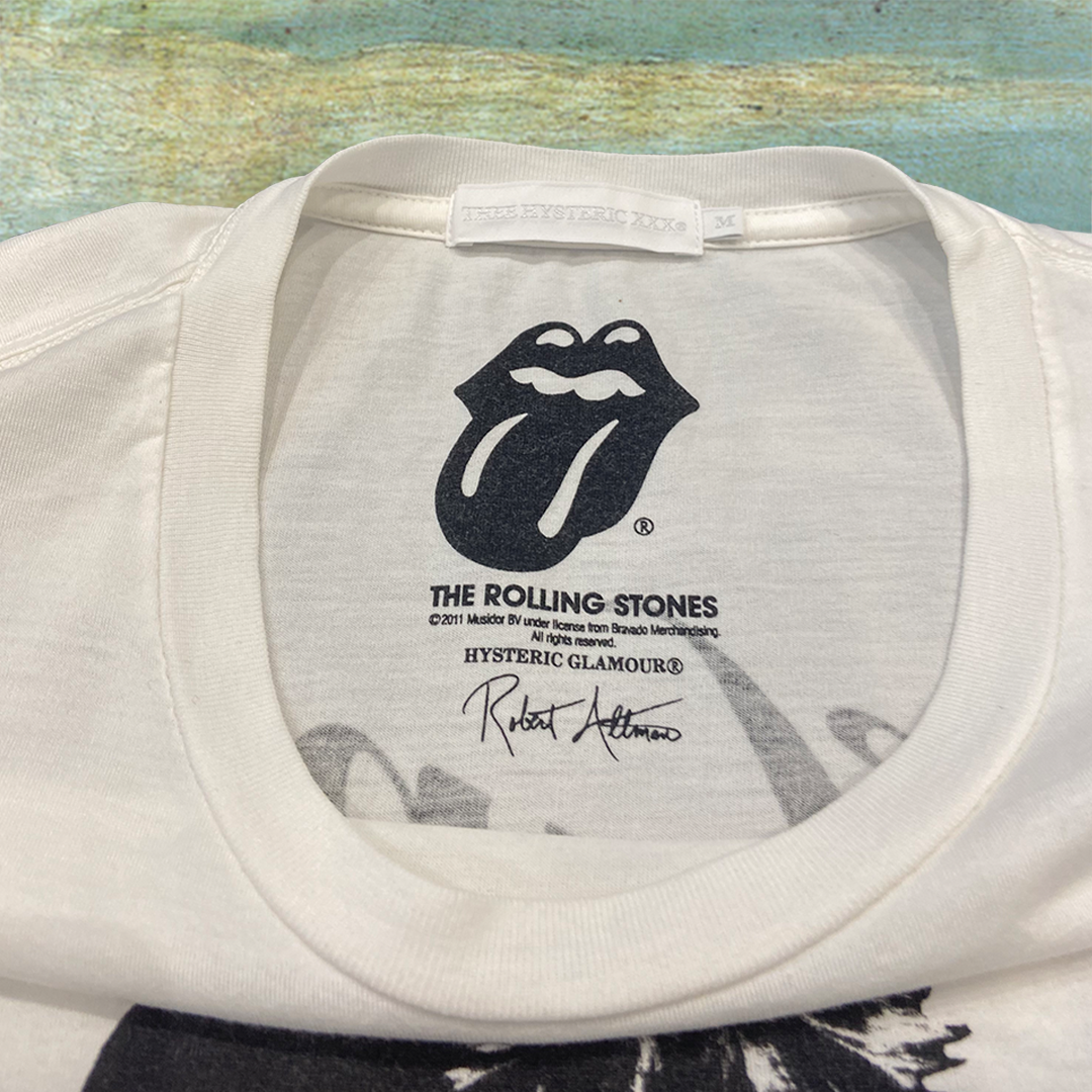 HYSTERIC GLAMOUR KEITH RICHARDS HAPPY TSHIRT