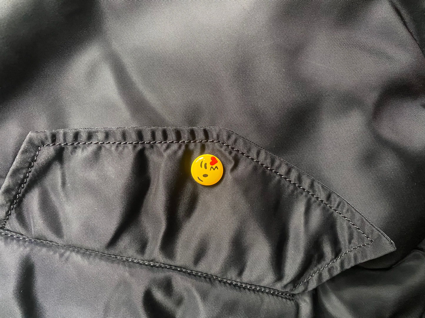 S/S18 VETEMENTS X ALPHA INDUSTRIES EMOJI BOMBER REVERSIBLE