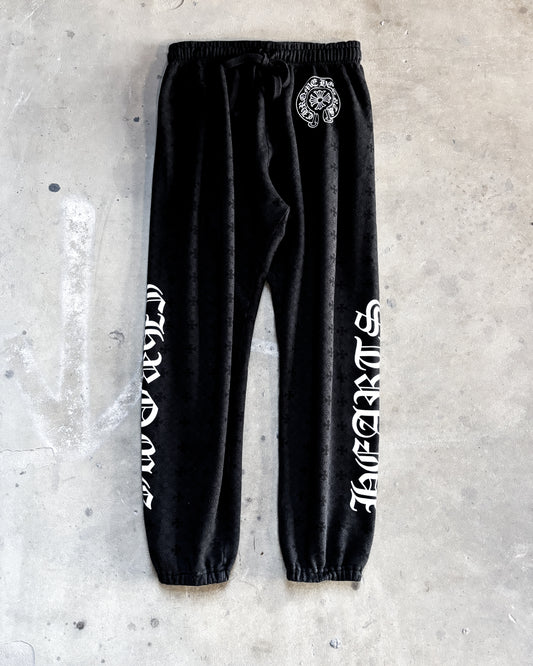 MONOGRAM CROSS SWEATPANTS