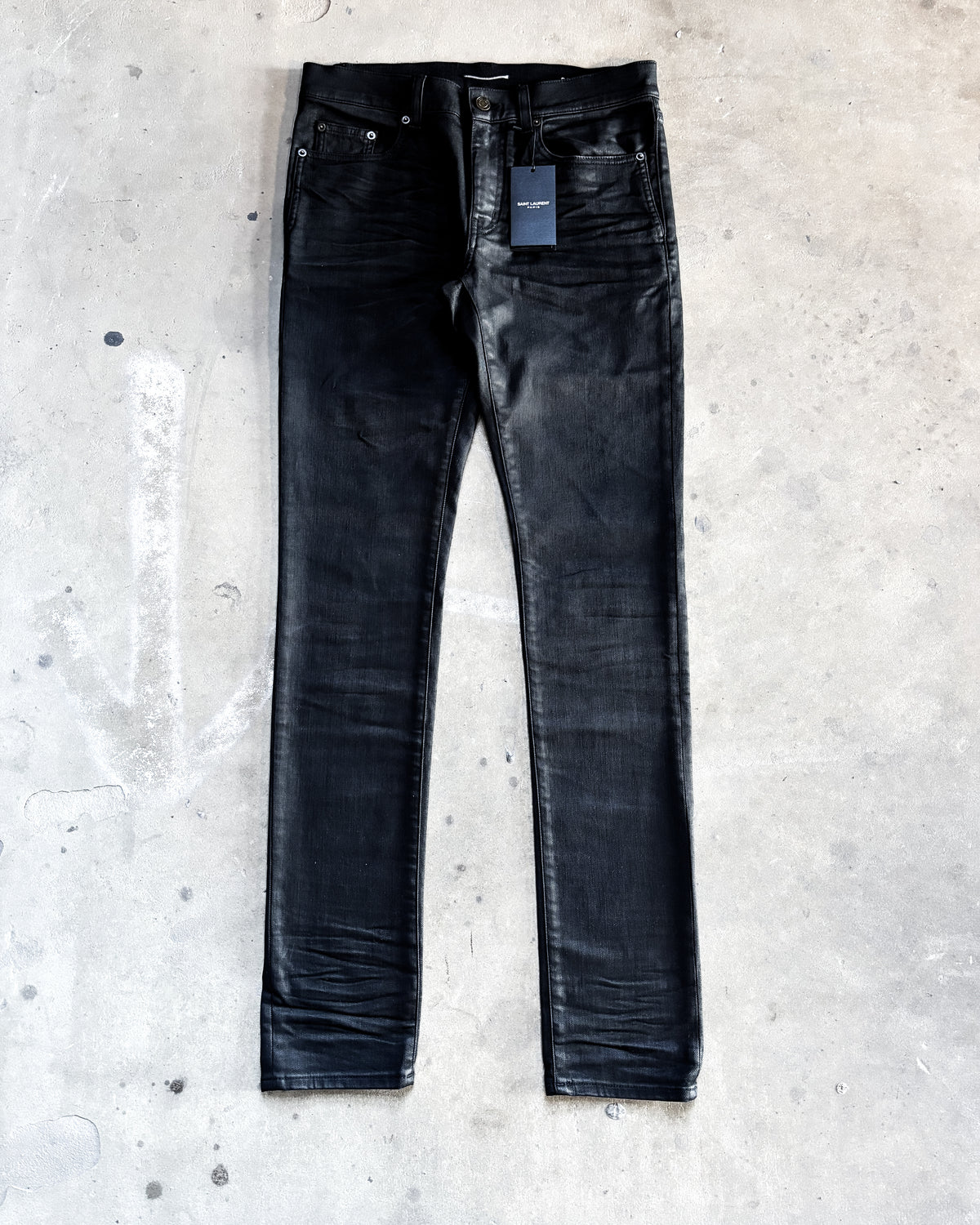 F/W22 BLACK WAXED D02 DENIM
