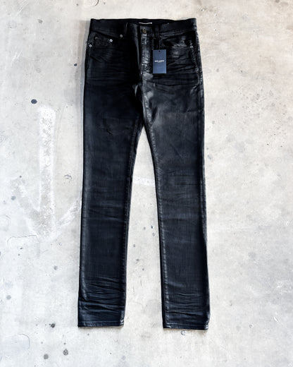 F/W22 BLACK WAXED D02 DENIM