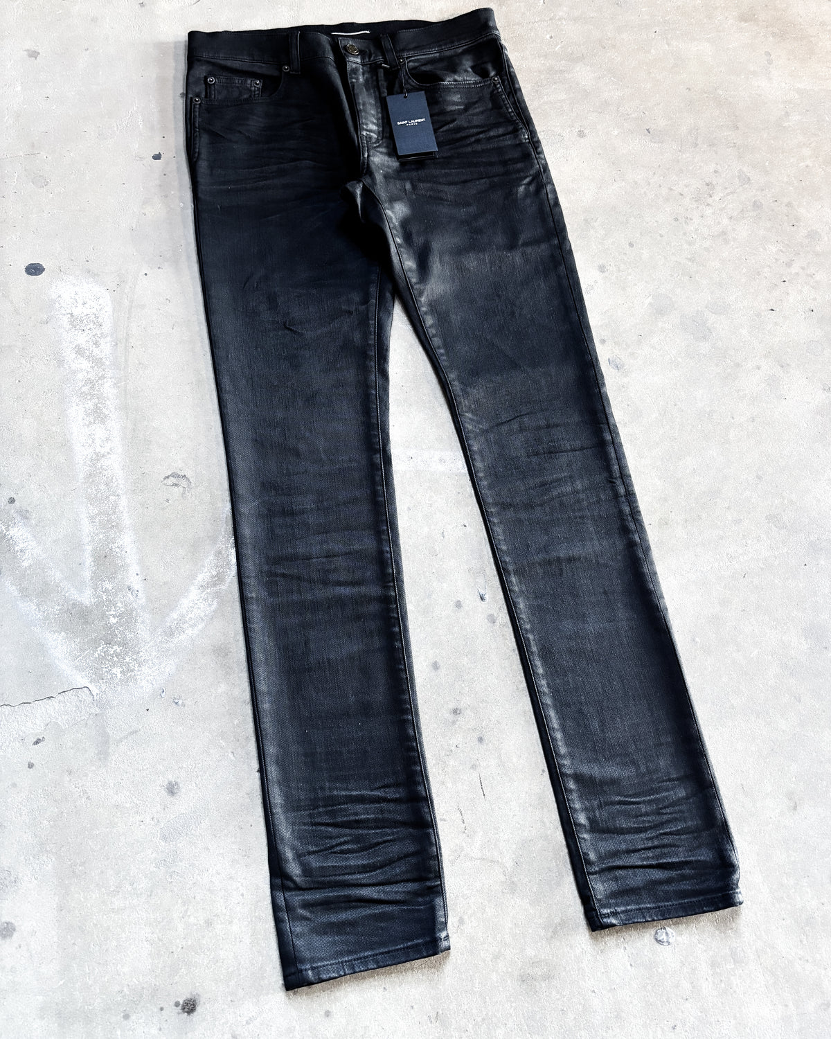 F/W22 BLACK WAXED D02 DENIM