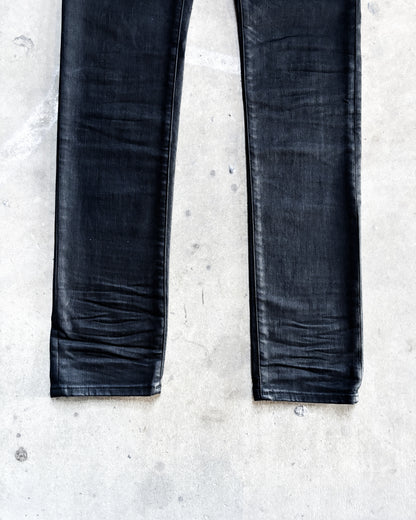 F/W22 BLACK WAXED D02 DENIM