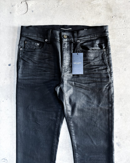 F/W22 BLACK WAXED D02 DENIM