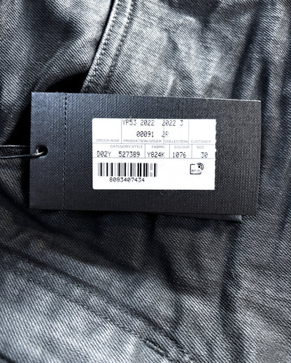 F/W22 BLACK WAXED D02 DENIM