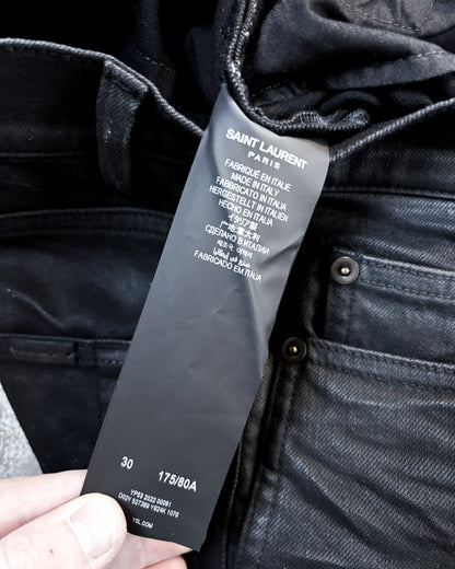 F/W22 BLACK WAXED D02 DENIM
