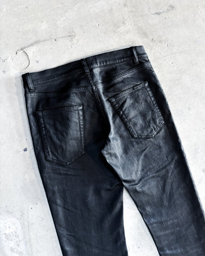 F/W22 BLACK WAXED D02 DENIM