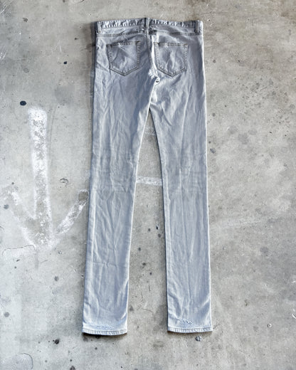 S/S14 GREY DISTRESSED D01 DENIM