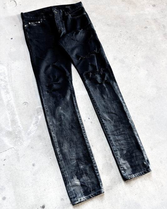 A/W16 OIL SPILL CRASH DENIM