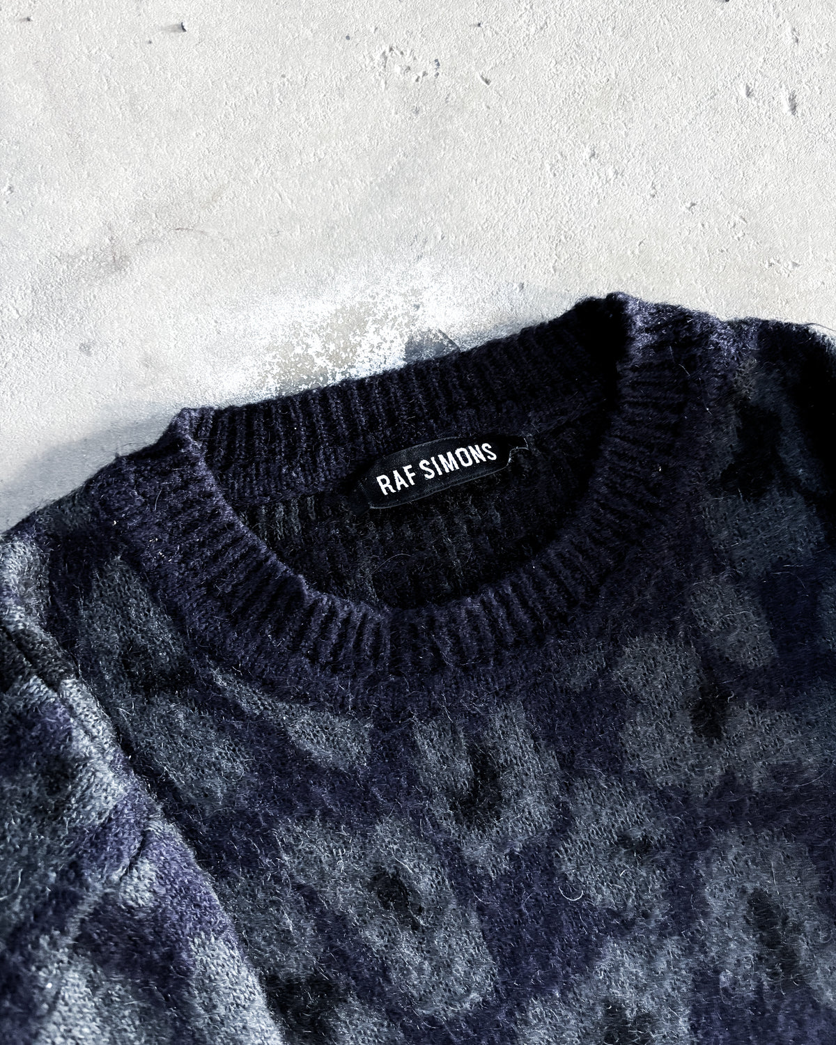 F/W13 MOHAIR LEOPARD SWEATER