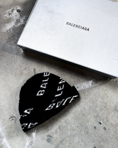ALL OVER LOGO WOOL BEANIE