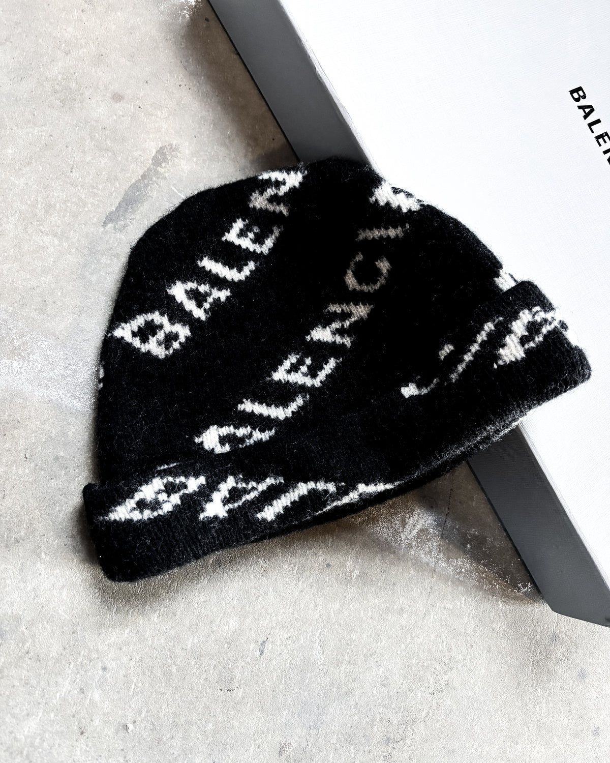 ALL OVER LOGO WOOL BEANIE