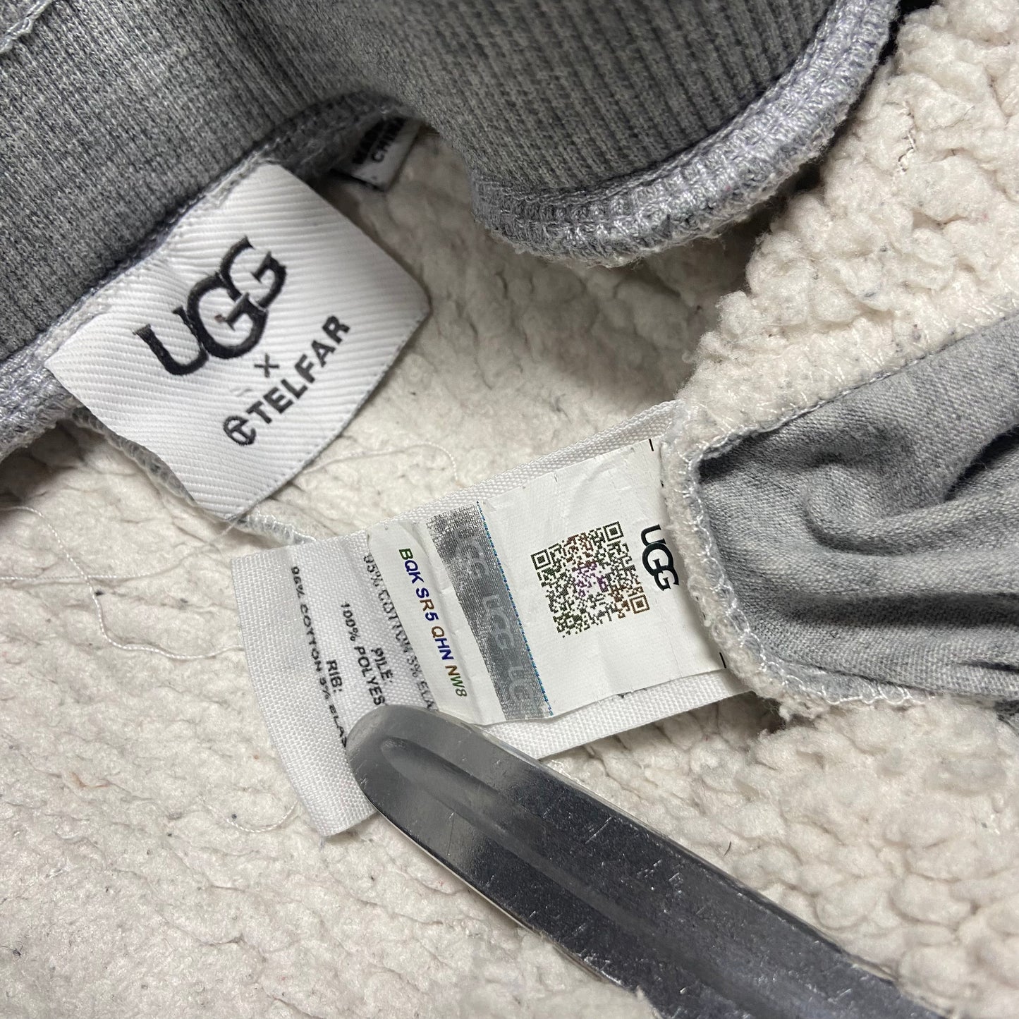 UGG X TELFAR 2021 HEATHER GREY HOODIE