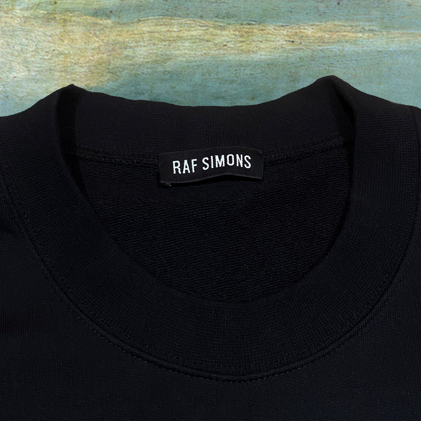 RAF SIMONS SS15 ROLLERCOASTER COLLAGE SWEATER