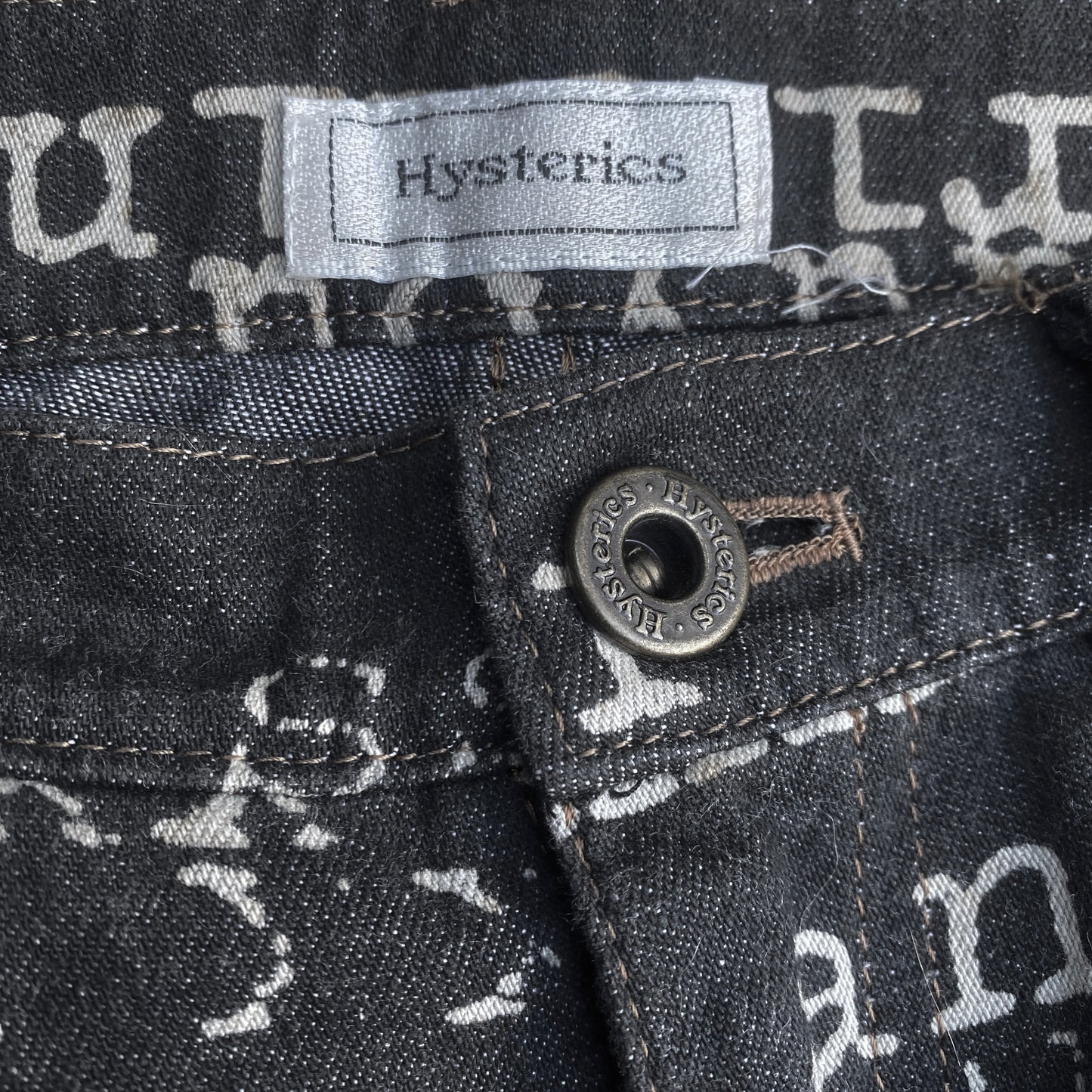 HYSTERIC GLAMOUR BLACK TYPEWRITERS